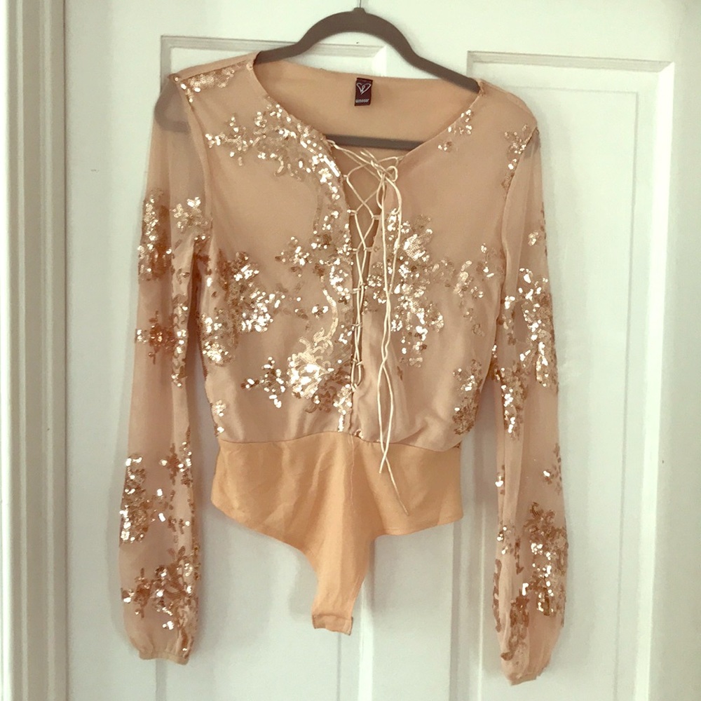Sparkly bodysuit